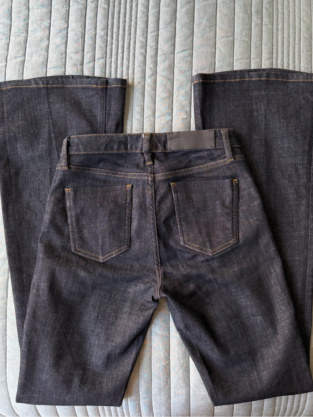 Victoria Beckham Dark High-Rise Flare Jeans - Picture 5 of 9